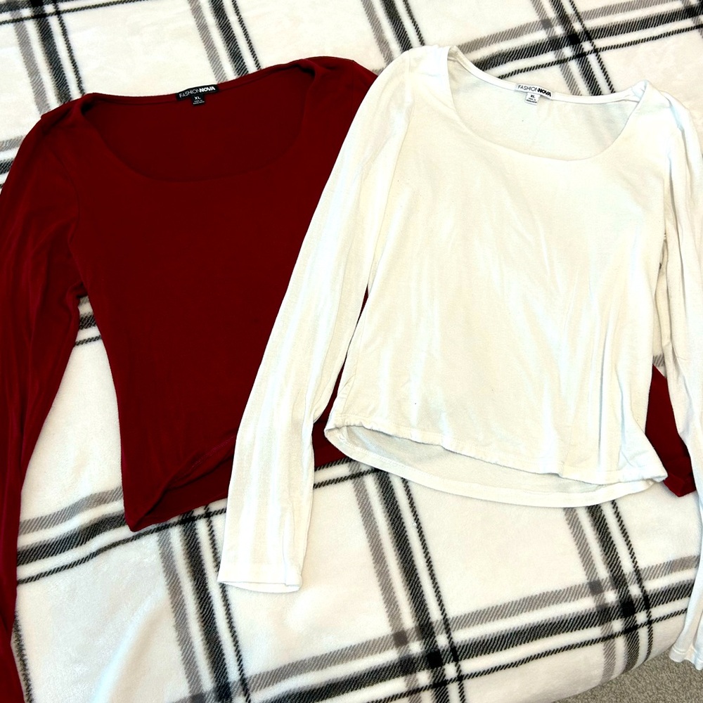 Two double layers tops